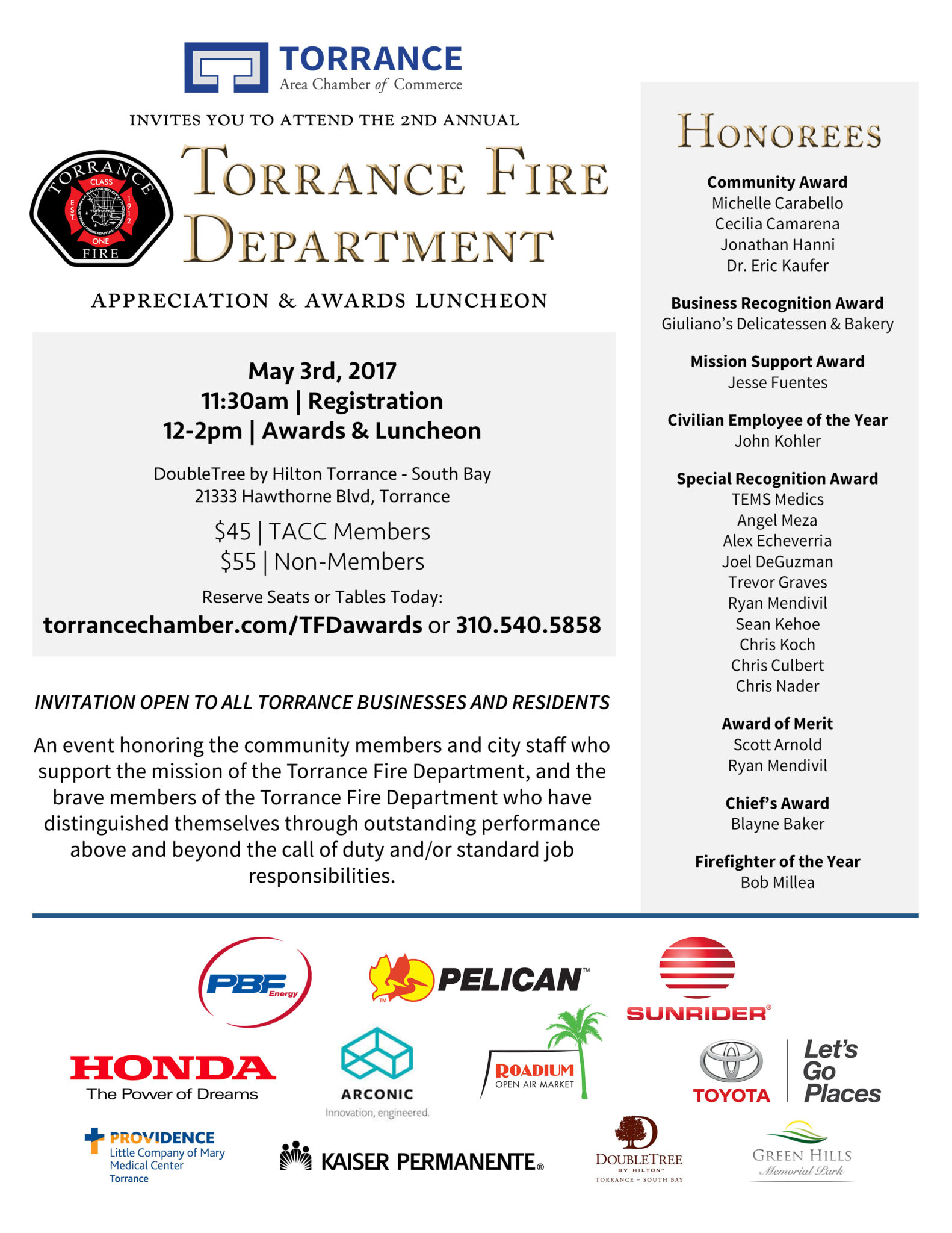 FireAppreciationRecipientsFlyer2017 TACC