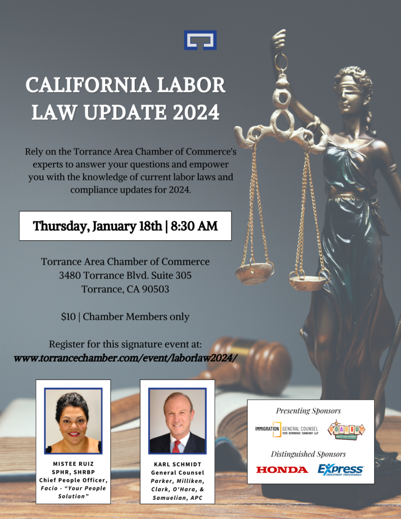 California Labor Law Update 2024 TACC